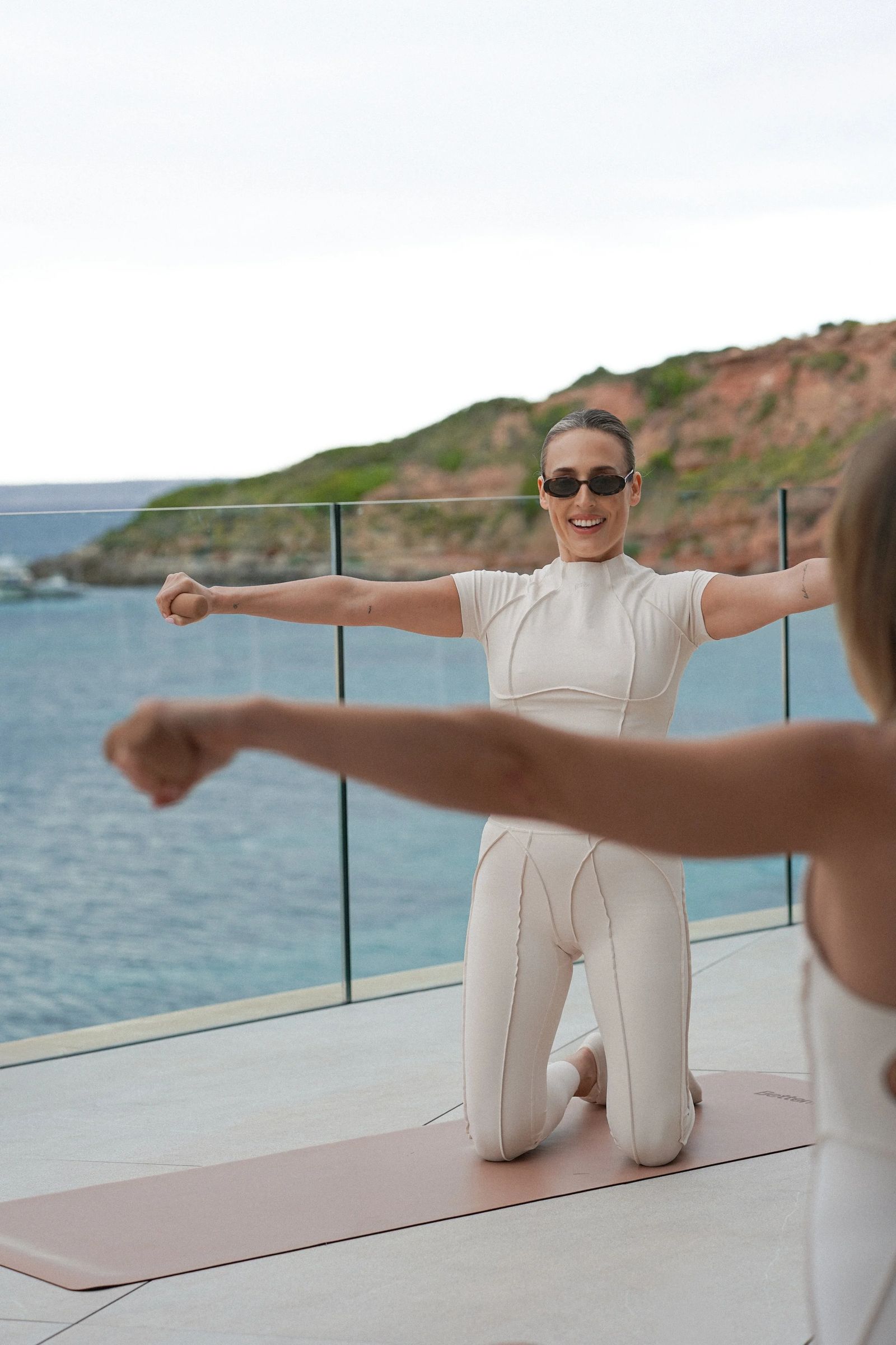 Rooftop Pilates with sea views in Mallorca